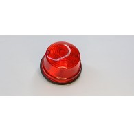 LÁMPA GÖMBÖLYÍTETT PIROS